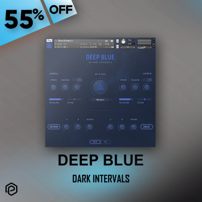 Dark Intervals - Deep Blue - Black Friday Dark Intervals - Deep Blue - Black Friday