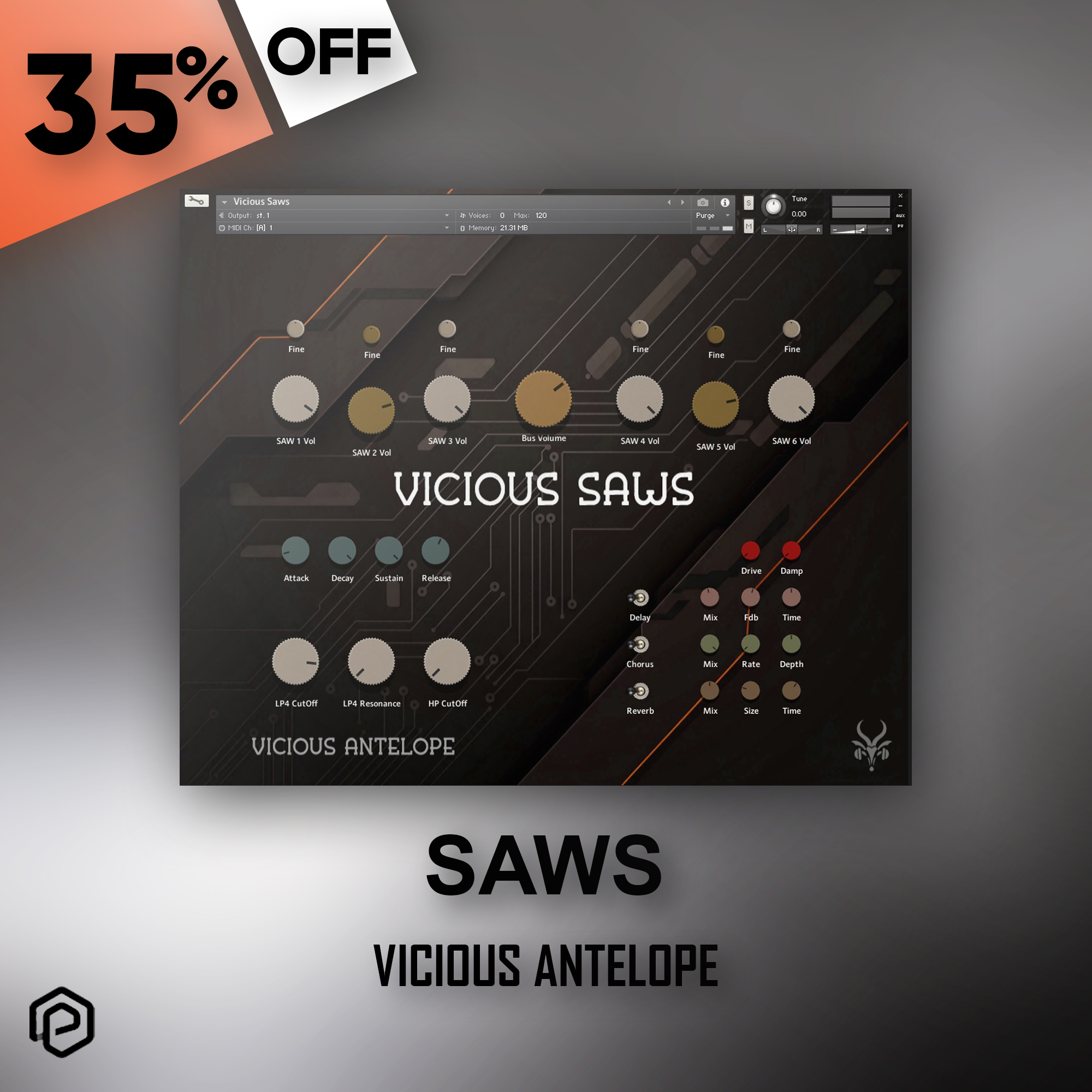 Vicious Antelope - Saws - Halloween