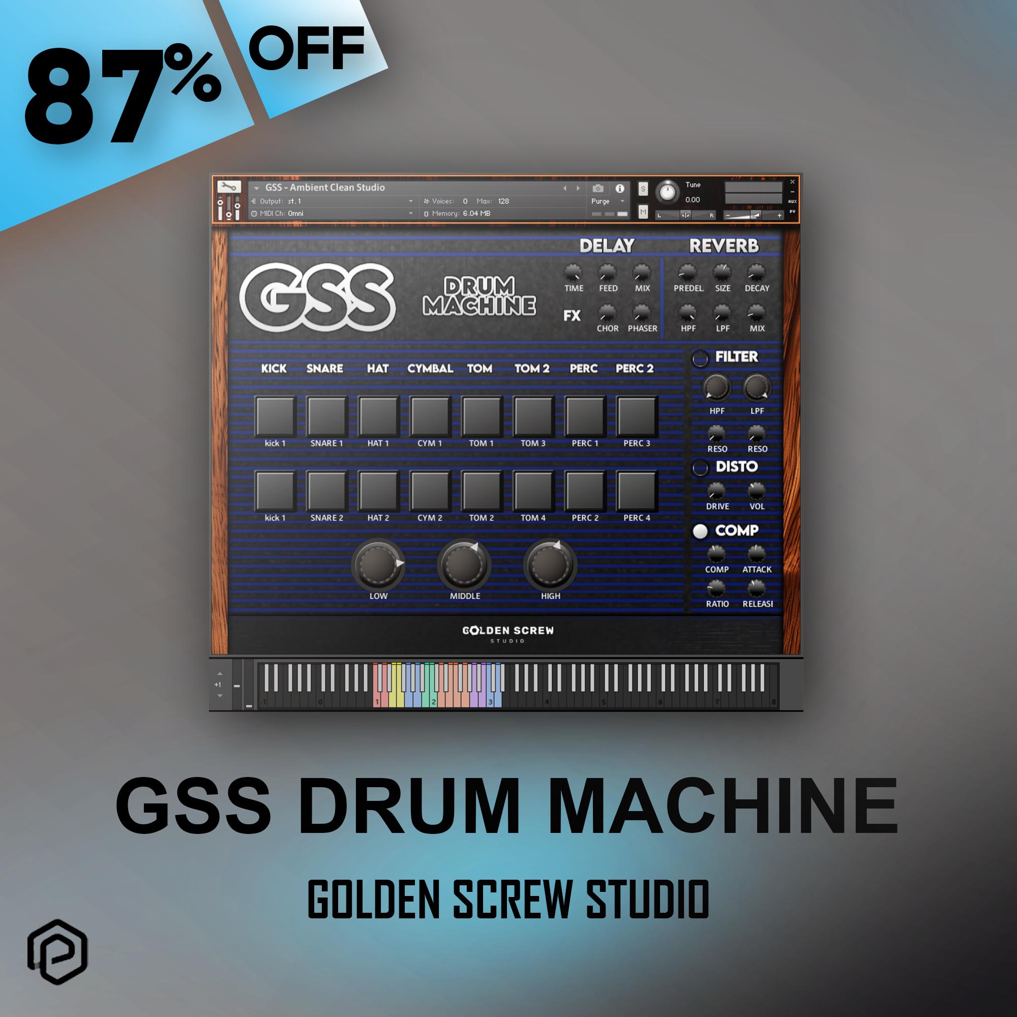 GSS Drum Machine - GSS - Black Friday