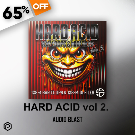 Hard Acid Vol.2 WAV & MIDI Pack by Audio Blast
